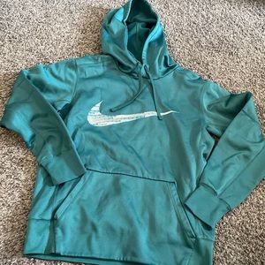Teal Nike hoodie large